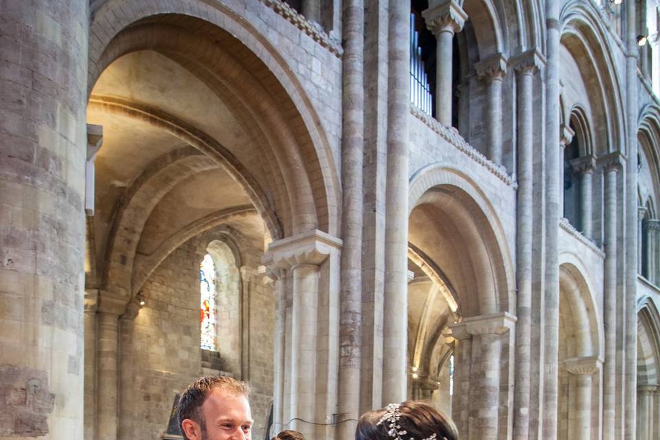 Groom waits