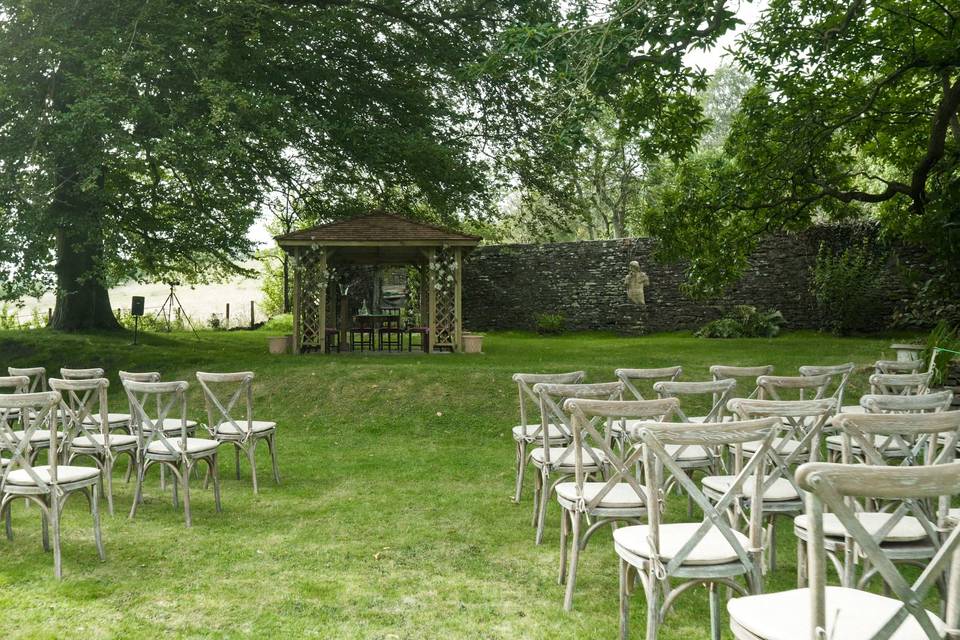 Outdoor Ceremony in the Gazebo