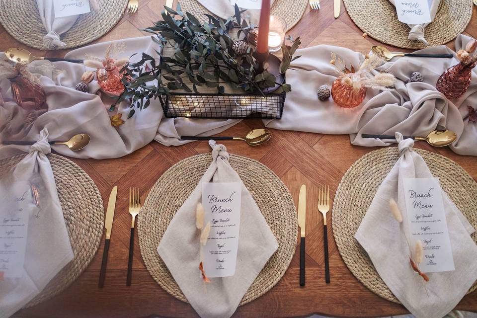 Autumn Table Styling