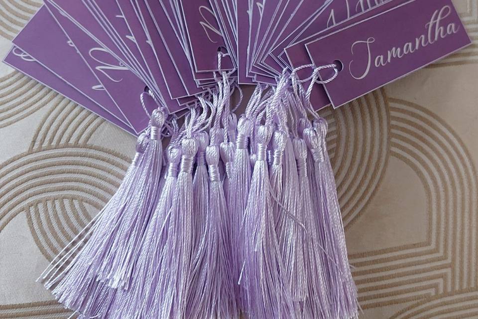 Handmade Escort Cards/Name Tag
