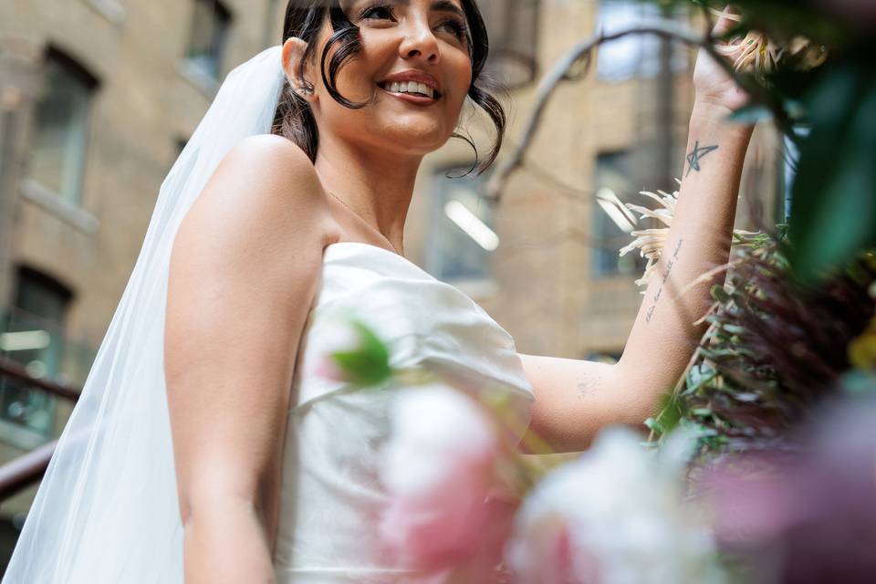 Outdoor Terrace Wedding