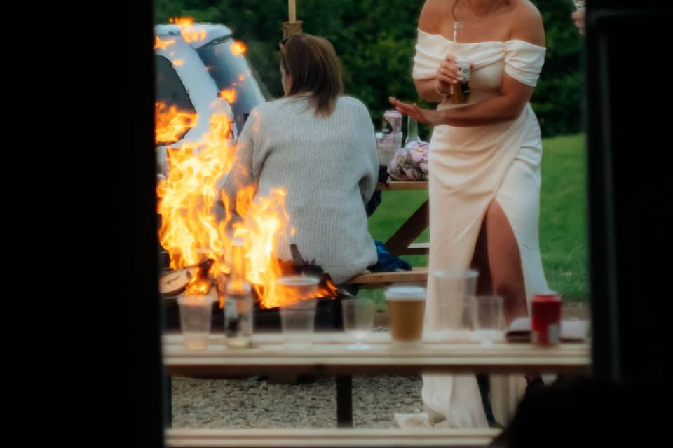 Wedding fire pit