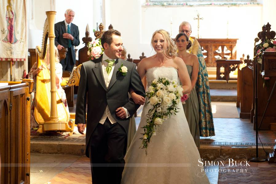 Wiveton church wedding