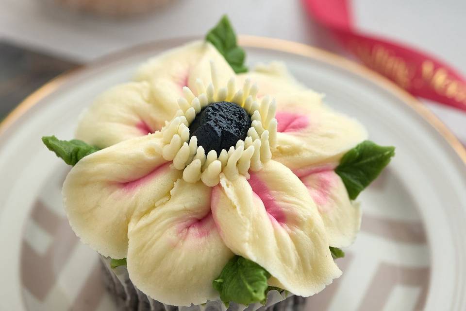 Flower cupcakes