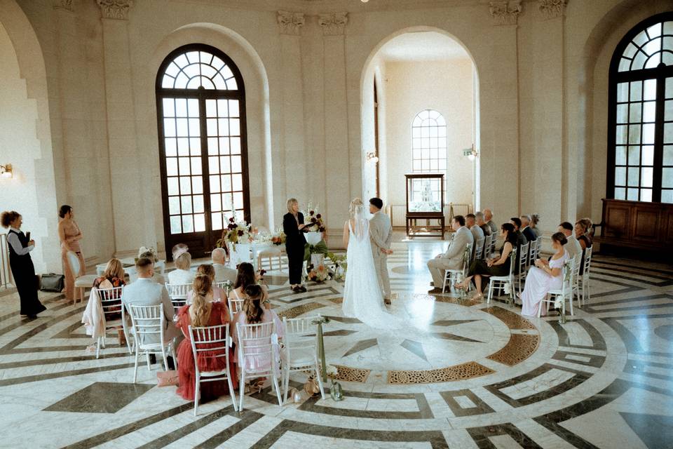 Ceremony in marble