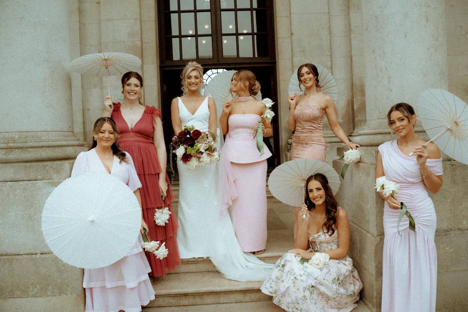 Girls in pink