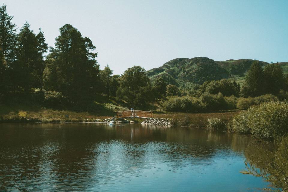 Loch and highlands