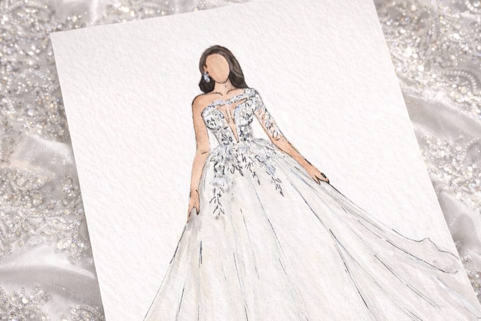 Bride illustration