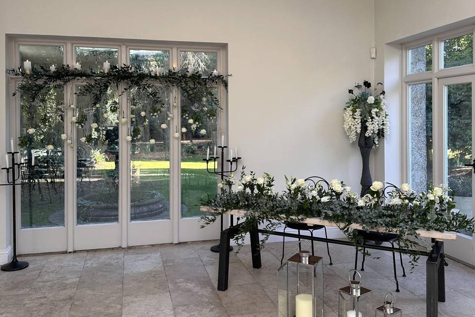 Ceremony table