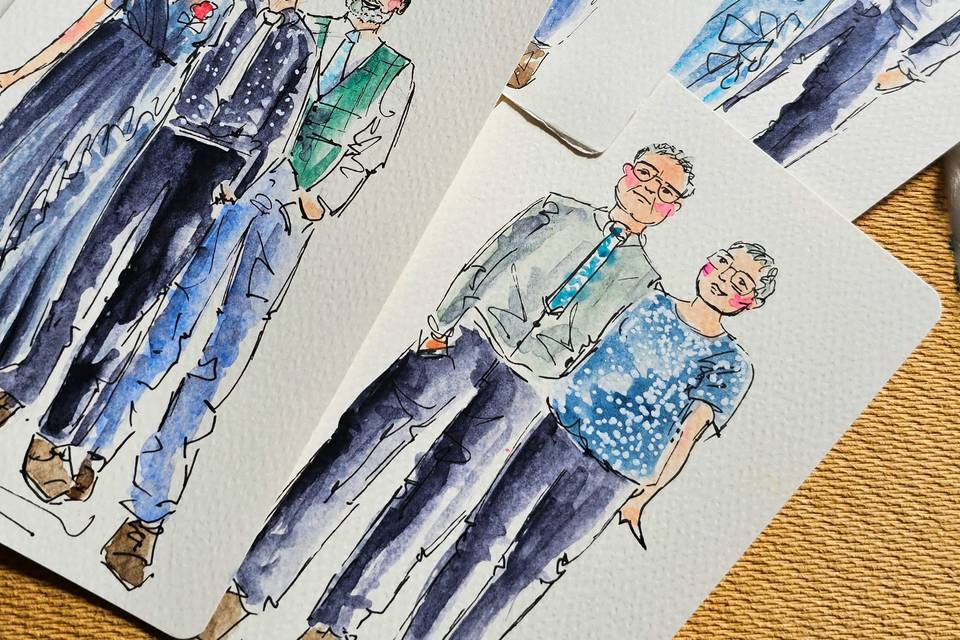 Live illustration guest portra