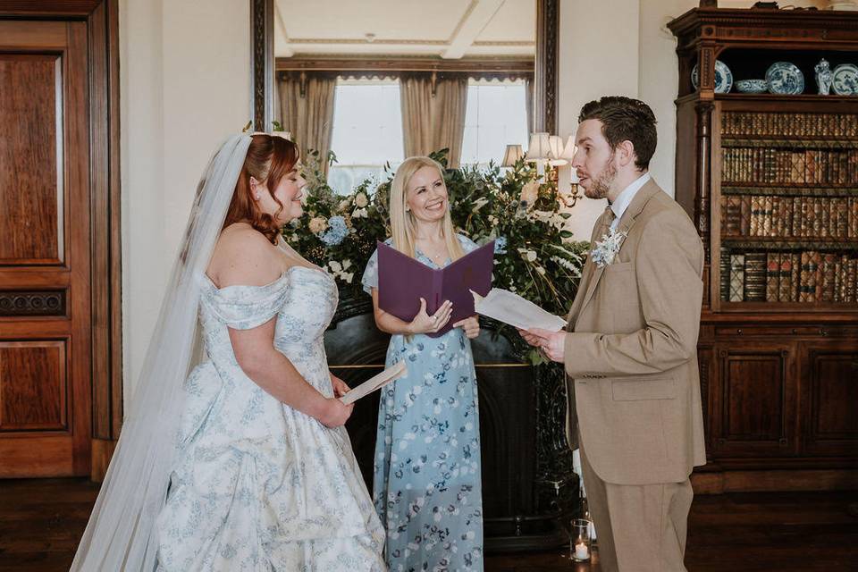 Vows at the altar