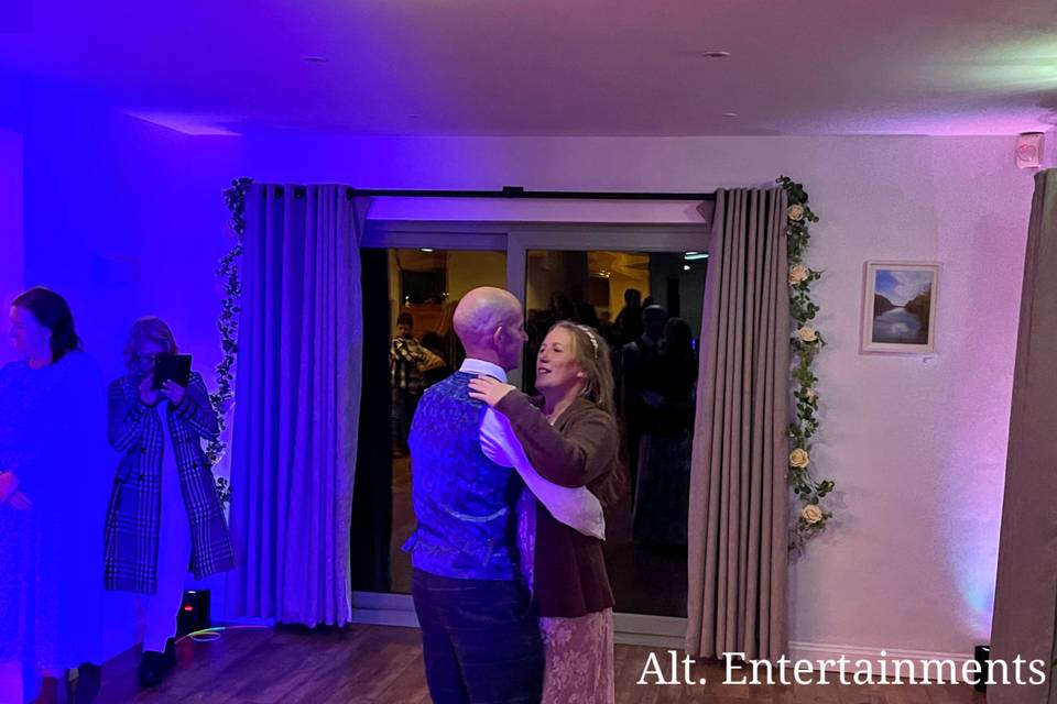 First Dance at Wedding Disco