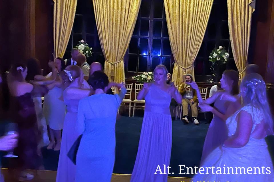 Bridesmaids Dancing