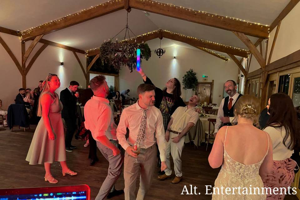 Wedding Guests enjoying music