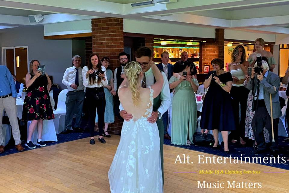 First Dance Hagley Golf Club