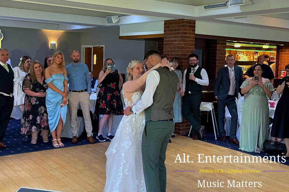 First Dance Hagley Golf Club