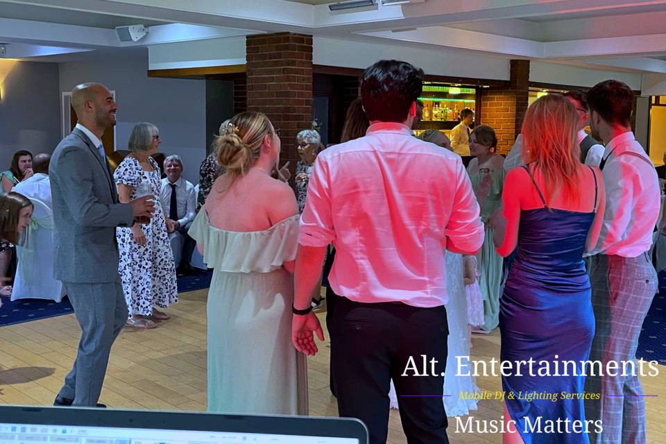 Wedding Guests Dance at Hagley