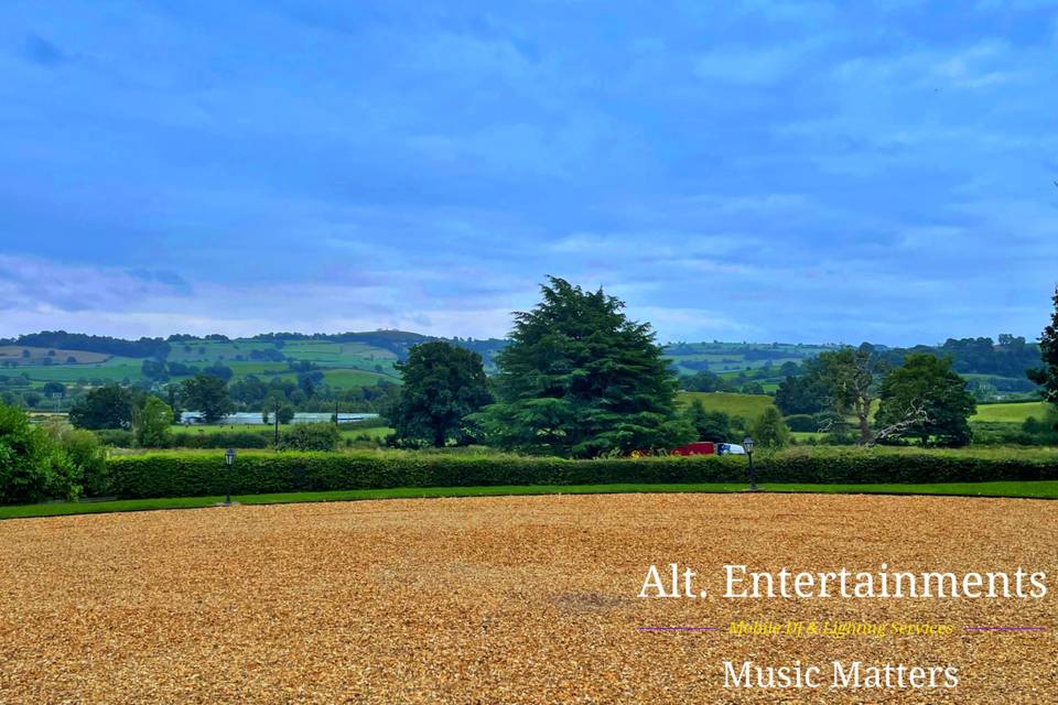 Scenery around Garthmyl Hall