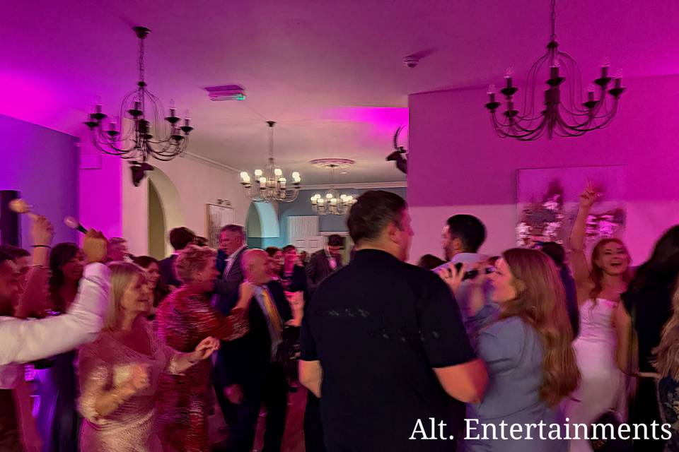 Crowd at St Johns House