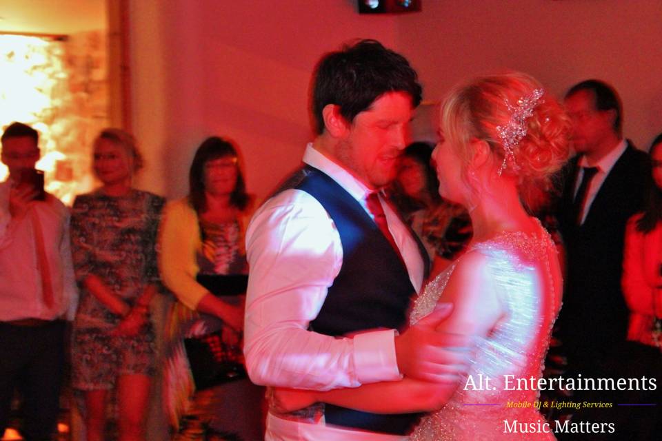 First Dance at Ashes on Endon