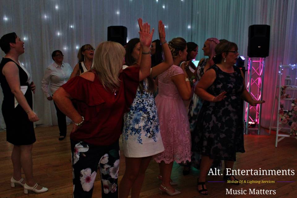 Wedding Guests Dancing