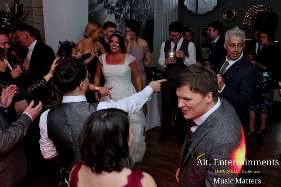 Dancing at A wedding