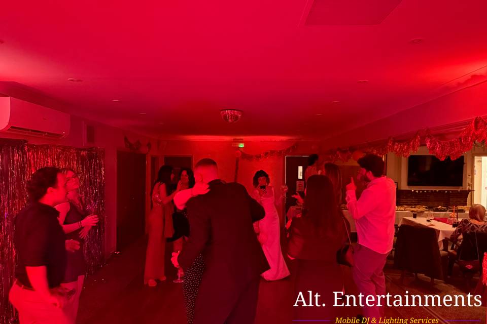 Dancing at wedding