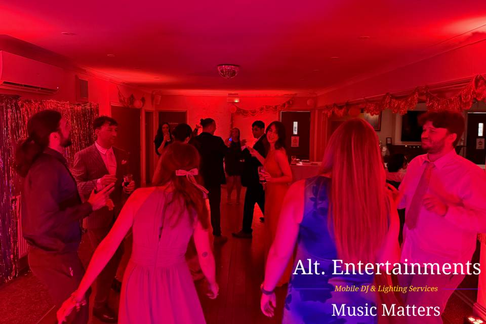 Dancers at a wedding