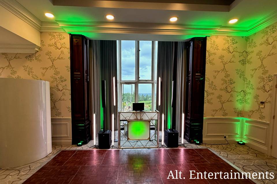 Wedding DJ Setup