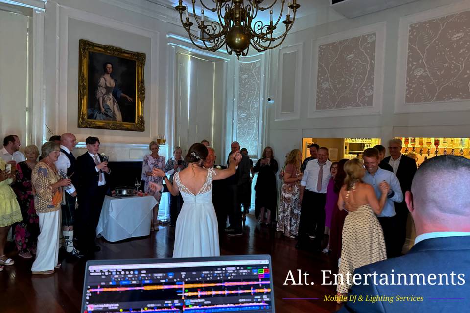 First Dance at Castle Hotel
