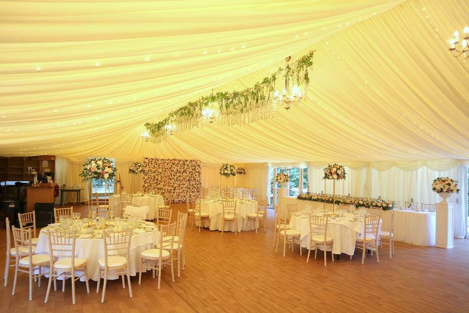 Marquee decoration