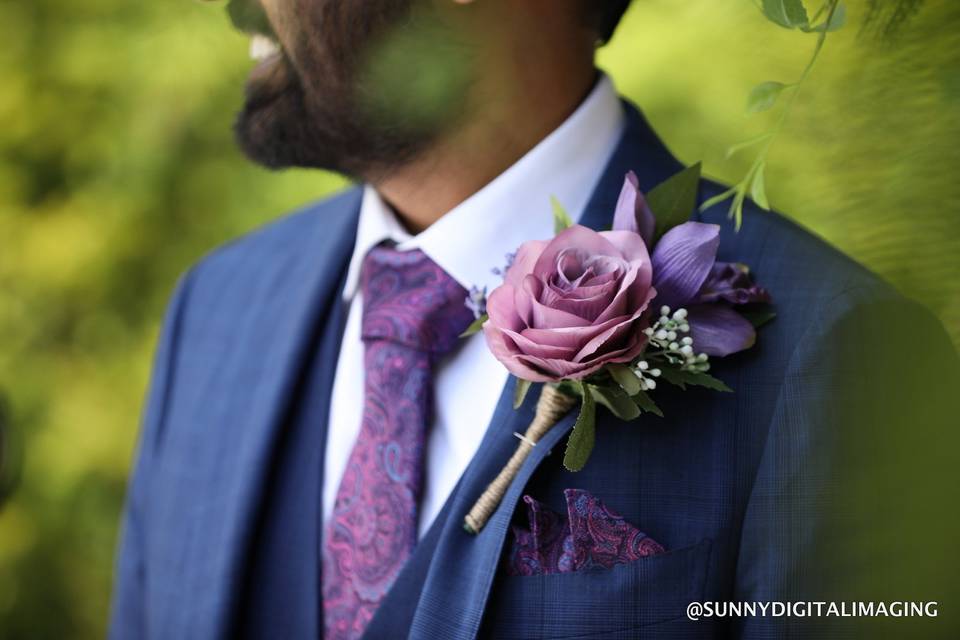 Groom buttonhole