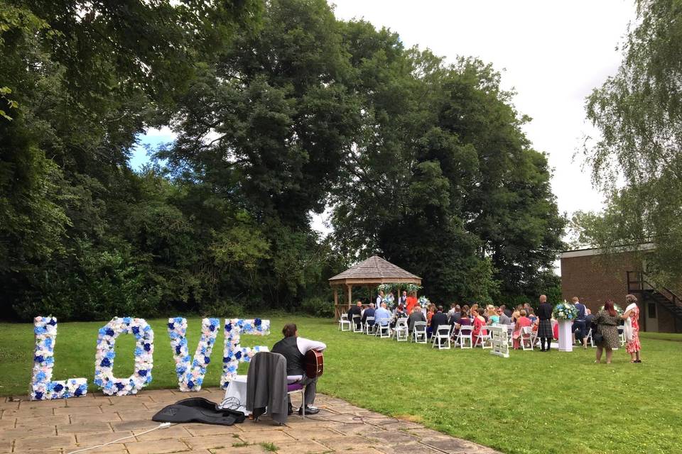 Outdoor ceremony