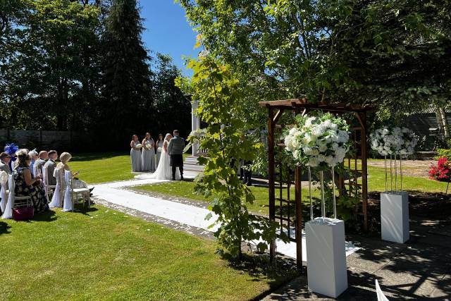 Outdoor Ceremony on Bandstand