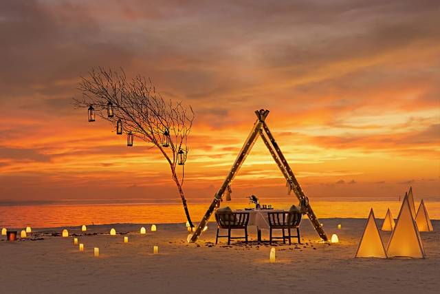 Romantic sunset