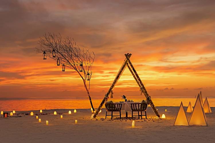 Romantic sunset