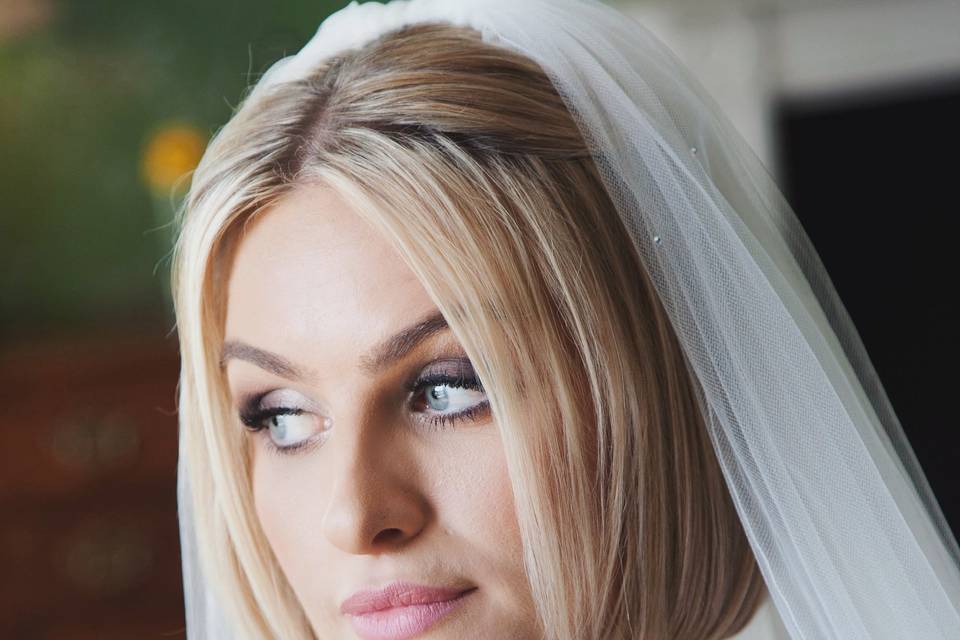 Greys/Silver Bridal Look