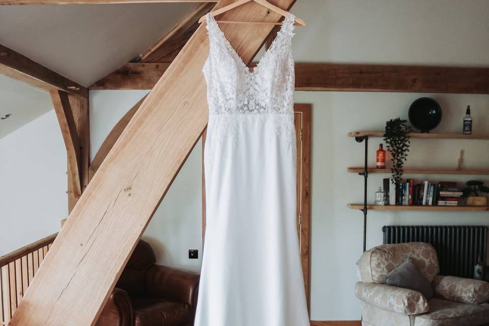 Beth's wedding dress