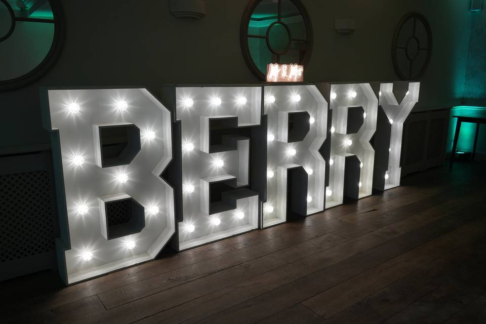 Light up Letters