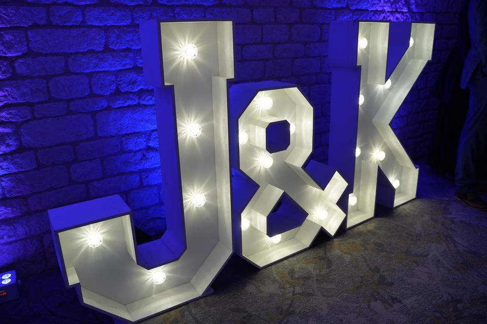 Light up letters