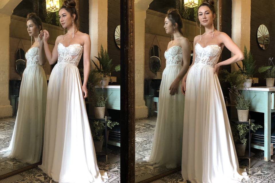 Lalunah elegant gown