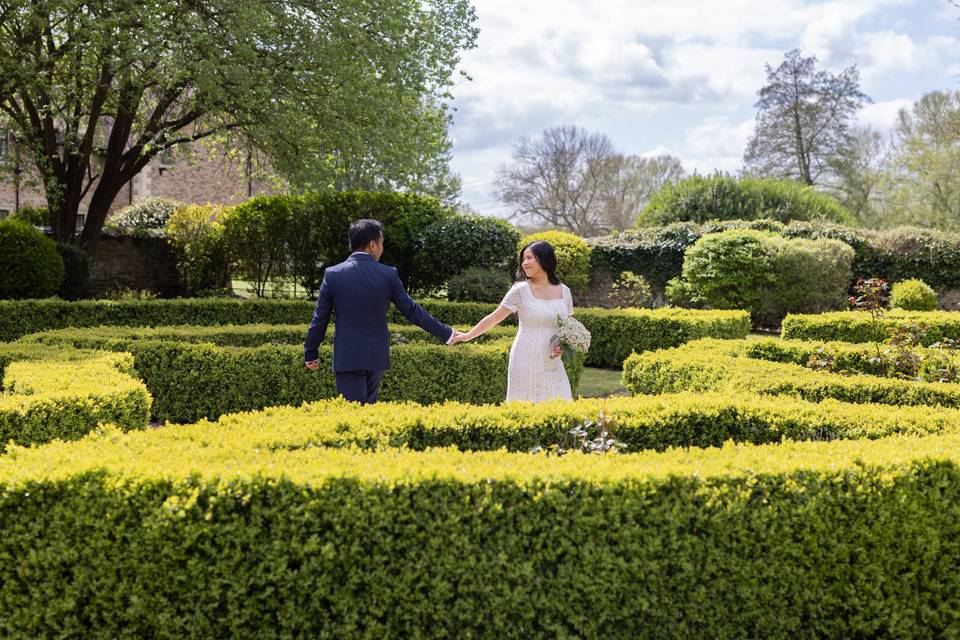 Bride and groom