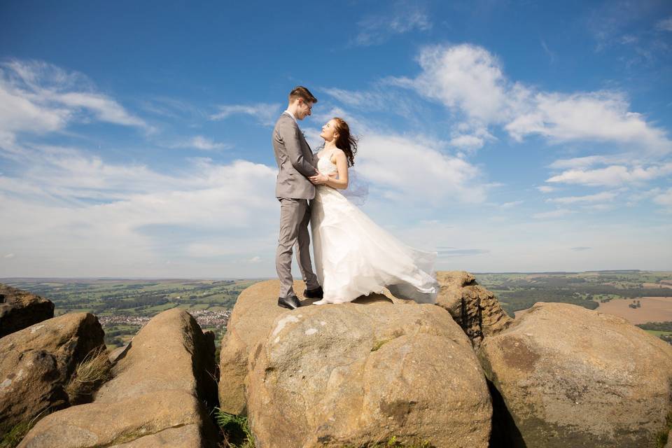 Bride and groom