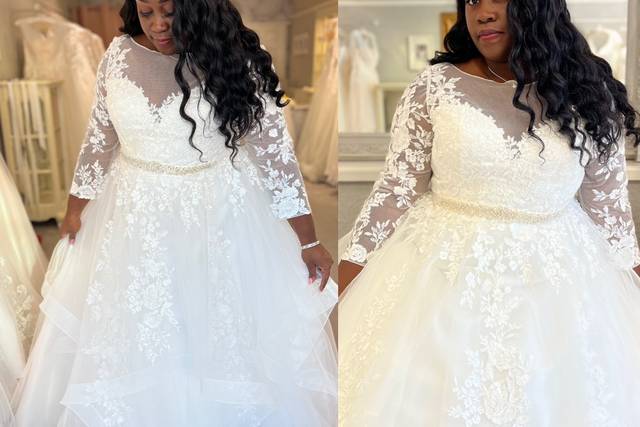 Long sleeve wedding dress