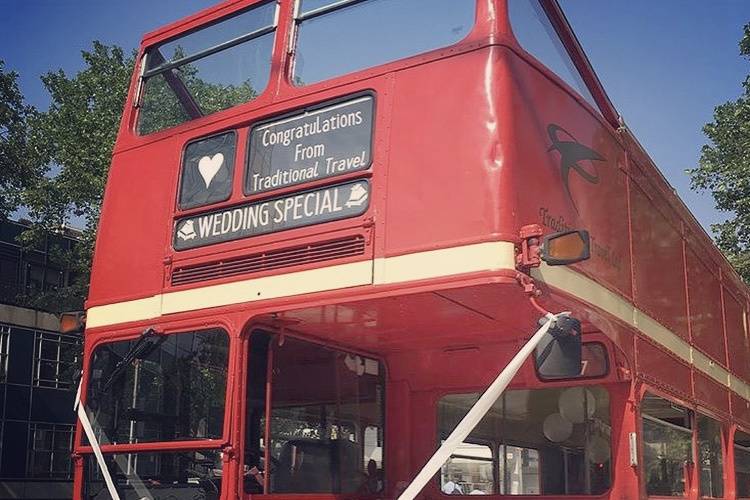 Wedding bus - London