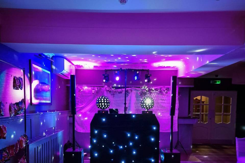 Small Wedding DJ Setup