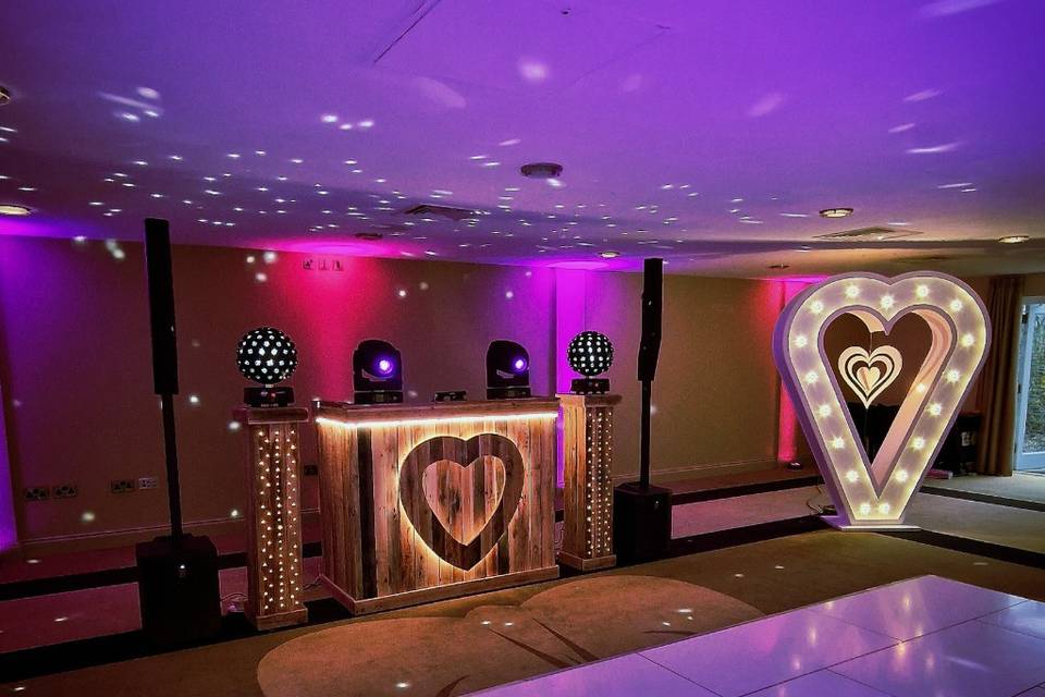 Rustic DJ Booth