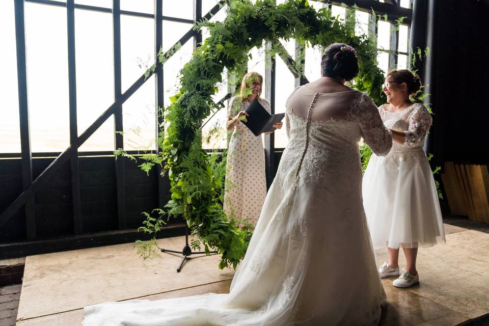 Personalised wedding ceremony