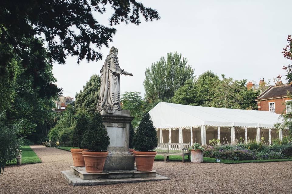 Main lawn marquee