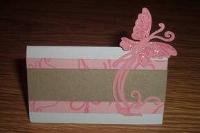 Flutterby place cards